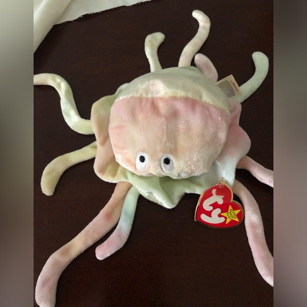 Ty Beanie Baby Goochy Jellyfish 1998